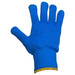 Перчатки трикотажні з точковим ПВХ покриттям р10 Тризуб КРАТНО 12 парам (сині) SIGMA (9442621), фото , зображення 3 | SNABZHENIE.com.ua