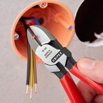 Кусачки-бокорізи KNIPEX, діелектричні, для робіт під напругою 10000В, 160мм, 0.216кг, фото , изображение 3 | SNABZHENIE.com.ua