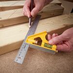 Кутник комбінований STANLEY 300 мм с литой основой, фото , изображение 2 | SNABZHENIE.com.ua