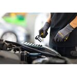 Тріщатка STANLEY 1/2", 72 зубці, крок 5* + 9 торц. гол. [10 од.], фото , изображение 3 | SNABZHENIE.com.ua