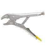 Регулируемый захват STANLEY 225 мм с фиксатором и согнутыми губками, фото , изображение 2 | SNABZHENIE.com.ua