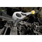 Тріщатка STANLEY 1/4", 72 зубці, 5° крок, швидкознімна, фото , изображение 2 | SNABZHENIE.com.ua