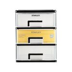 Ящик STANLEY ESSENTIAL S вертикальний з 3 висувними секціями, пластмасовий, 21,5 x 15,1 x 18,9 см, фото , зображення 2 | SNABZHENIE.com.ua