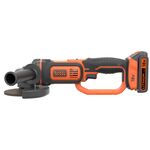 Аккумуляторная угловая шлифмашина BLACK DECKER BCG720M1, фото , изображение 2 | SNABZHENIE.com.ua