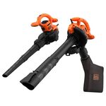 Садовий пилосос електричний BLACK+DECKER BEBLV260, фото , зображення 3 | SNABZHENIE.com.ua
