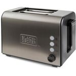 Тостер BLACK+DECKER BXTO900E 2 ломтика, черный, фото  | SNABZHENIE.com.ua