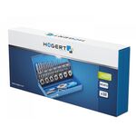 Набор метчиков и плашек 32 шт HOEGERT HT3B582, фото , изображение 2 | SNABZHENIE.com.ua