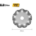 Роликовое лезвие 45мм OLFA WAB45-1 нержавеющая сталь 1шт (OF-WAB45-1), фото , зображення 2 | SNABZHENIE.com.ua