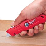 Безопасный нож MILWAUKEE 4932471360 самовозвращающийся, фото , изображение 3 | SNABZHENIE.com.ua