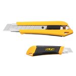 Нож сегментный 18мм OLFA DL-1 с контейнером для утилизации лезвий (OF-DL-1), фото , зображення 2 | SNABZHENIE.com.ua