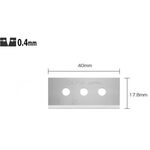 Лезвие для ножа SK-10 OLFA SKB-10/10B 10шт (OF-SKB-10/10B), фото , зображення 2 | SNABZHENIE.com.ua