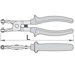 Клещи для быстрозажимной муфты топливных труб UNIOR 206, фото , изображение 2 | SNABZHENIE.com.ua