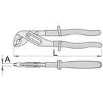 Кліщі переставні з коробчатим шарніром ізольовані UNIOR 35 (447/1VDEDP), фото , зображення 2 | SNABZHENIE.com.ua
