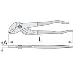 Клещи переставные с накладным шарниром UNIOR 35, фото , изображение 2 | SNABZHENIE.com.ua