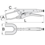 Тиски ручные сварочные UNIOR 45 (432/3A), фото , изображение 2 | SNABZHENIE.com.ua