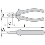 Изолированные бокорезы UNIOR 160 (461/1VDEBI), фото , изображение 2 | SNABZHENIE.com.ua