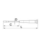 Викрутка внутрішній шестигранник для точних механік UNIOR HЕХ (Внутр.) (629E), фото , зображення 2 | SNABZHENIE.com.ua