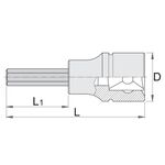 Головка торцевая UNIOR 17, фото , изображение 2 | SNABZHENIE.com.ua
