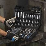 Набір інструментів, 112 шт., 1/4", 1/2" HOEGERT HT1R232, фото , зображення 3 | SNABZHENIE.com.ua