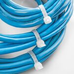 Стяжки нейлонові 3,6 x 140 мм, 25 шт., білі HOEGERT HT2C720, фото , зображення 2 | SNABZHENIE.com.ua