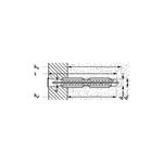 Дюбель нейлоновый ML 6x60 для пустотелого кирпича Mungo, фото , изображение 2 | SNABZHENIE.com.ua