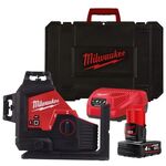 Лазерный нивелир Milwaukee M12 3PL-401C с зелёным лучом 4933478102, фото  | SNABZHENIE.com.ua