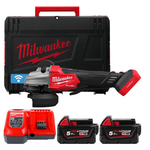 Шлифмашина угловая аккумуляторная 125 мм MILWAUKEE M18 FSAGSVO125X-502X, фото  | SNABZHENIE.com.ua