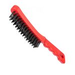 Щітка ручна, 4-рядна, пластиковий корпус, cталевий дріт, фото , изображение 2 | SNABZHENIE.com.ua