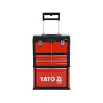 Чемодан-тележка с инструментами YATO, 78 шт, 3 секции, 2 колеса, фото  | SNABZHENIE.com.ua