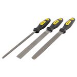 Набор рашпилей 3шт 200мм двухкомпонентная рукоятка (плоский, полукруглый, круглый) SIGMA (4410861), фото , зображення 3 | SNABZHENIE.com.ua