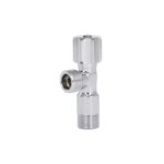 Кран угловой Thermo Alliance Standart (ручка шестигранник) с вент.буксой 1/2"Н х 1/2"Н SF3441515, фото  | SNABZHENIE.com.ua