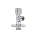 Кран угловой Thermo Alliance Standart (ручка шестигранник) с вент.буксой 1/2"Н х 1/2"Н SF3441515, фото , зображення 3 | SNABZHENIE.com.ua