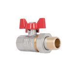 Кран шаровой "Американка" Thermo Alliance Standart 1/2" ВН прямой SD220NW15PN40, фото , зображення 3 | SNABZHENIE.com.ua