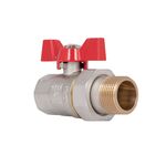 Кран шаровой "Американка" Thermo Alliance Standart 1" ВН прямой SD220NW25PN40, фото , изображение 3 | SNABZHENIE.com.ua