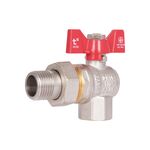 Кран шаровой "Американка" Thermo Alliance Standart угловой 1/2" ВН SD222W15, фото  | SNABZHENIE.com.ua