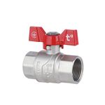 Кран шаровой Thermo Alliance Forte 1" ВР для воды (бабочка) SF602W25, фото , зображення 3 | SNABZHENIE.com.ua