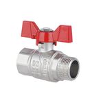 Кран шаровой Thermo Alliance Forte 3/4" ВН для воды (бабочка) SF607W20, фото , изображение 3 | SNABZHENIE.com.ua