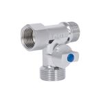 Кран приборный шаровой Thermo Alliance Forte 1/2"х3/4"х1/2" SF186W152015, фото  | SNABZHENIE.com.ua