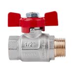 Кран шаровой Icma 1/2" прямой №351, фото , зображення 3 | SNABZHENIE.com.ua