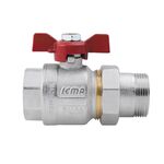 Кран шаровой "Американка" Icma 1 1/4" прямой №347, фото , изображение 3 | SNABZHENIE.com.ua