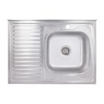 Кухонная мойка Brinex 6080-R 0,6 мм Satin (BRIN6080RSAT06), фото  | SNABZHENIE.com.ua