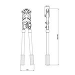 Инструмент для пресс-фитинга Thermo Alliance d16-32 ручной STD-402, фото , изображение 2 | SNABZHENIE.com.ua
