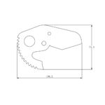 Лезвие для ножниц Thermo Alliance PRO-001 d20-40, тефлоновое покрытие, фото , зображення 2 | SNABZHENIE.com.ua
