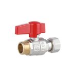 Кран шаровой Thermo Alliance Standart 1/2"ВН прямой, PN40, с накидной гайкой TAS261W15, фото  | SNABZHENIE.com.ua
