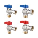 Комплект угловой кранов Thermo Alliance Standart  1/2"ВН -3/4"ВН с накидной гайкой  для подключенние котла TAS225RBW1520, фото , зображення 3 | SNABZHENIE.com.ua