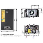 Колонка газовая дымоходная Thermo Alliance JSD20-10NQB BLACK 10 л EURO+, фото , зображення 2 | SNABZHENIE.com.ua