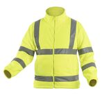 HOEGERT Толстовка флисовая сигнальная ALAND, желтая, фото  | SNABZHENIE.com.ua