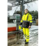 HOEGERT Светоотражающая куртка парка LEDA, желтая, фото , изображение 3 | SNABZHENIE.com.ua