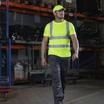 HOEGERT Футболка сигнальная ROSSEL, желтая, фото , изображение 3 | SNABZHENIE.com.ua