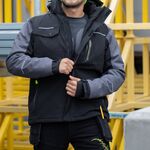 HOEGERT AMOS yтепленная куртка с капюшоном черная, фото , изображение 3 | SNABZHENIE.com.ua